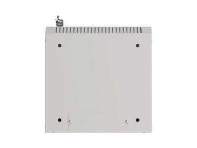 Lanberg rack cabinet 10" wall-mount 6U/300x300 (flat pack) with glass door grey