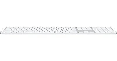 Apple Magic Keyboard (2024) w Touch ID and Numeric Keypad - International English - White Keys