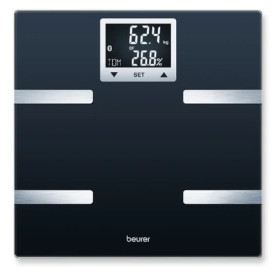 Диагностичен кантар Beurer BF 720 BT, 180 kg, Bluetooth, Черен