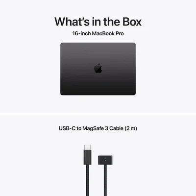 Apple 16-inch MacBook Pro: Apple M5 Max chip with 18-core CPU and 40-core GPU, 48GB, 2TB SSD - Space Black