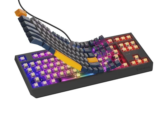 Гейминг клавиатура Genesis Thor 230 TKL RGB механична Outemu Panda, Naval Blue, US