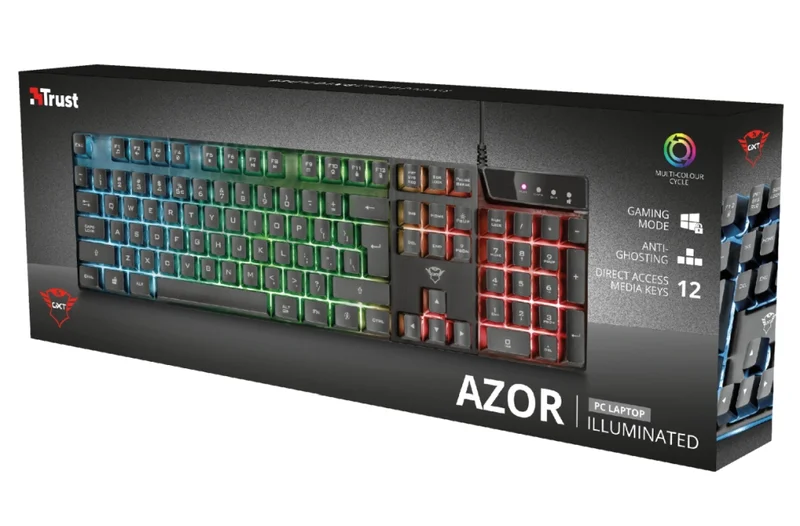 TRUST GXT 835 Azor Gaming Keyboard US