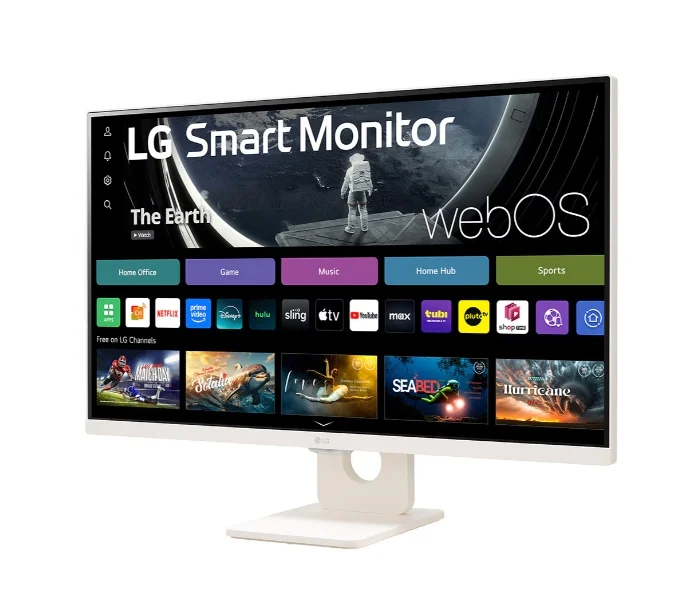 Монитор LG 27U511SA-W 27" IPS 100Hz FHD webOS23 ThinQ sRGB 99% HDR 10 Бял