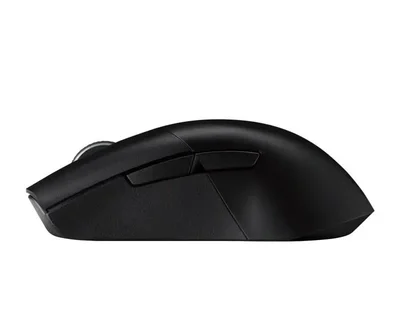 Asus ROG Keris Wireless AimPoint Gaming Mouse, Tri-mode connectivity (2.4GHz RF, Bluetooth, Wired), 36000 DPI sensor, 5 programmable buttons, ROG SpeedNova, Replaceable switches, Paracord cable, Black