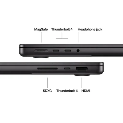 Apple 14-inch MacBook Pro: Apple M5 chip with 10-core CPU and 10-core GPU, 16GB, 1TB SSD - Space Black
