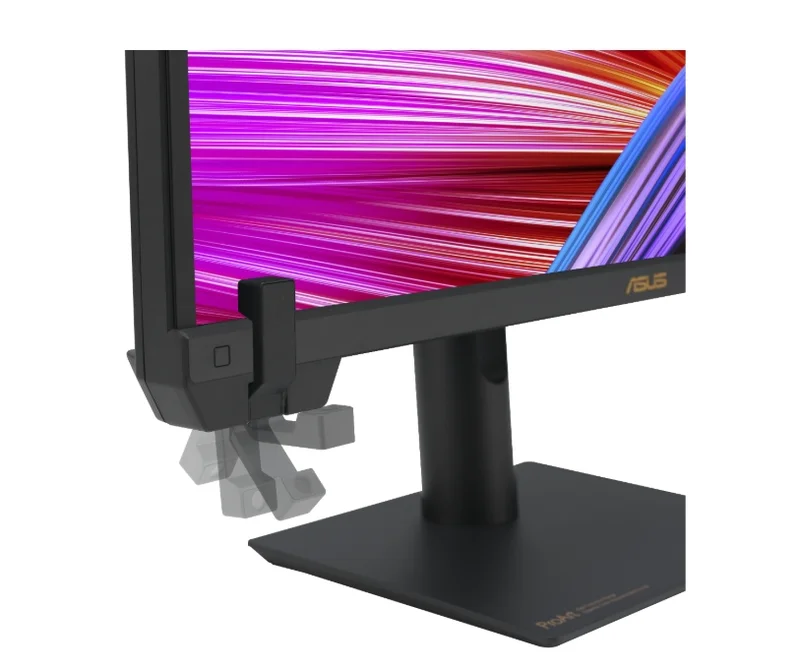 Asus ProArt Display PA24US Professional Monitor, 24'', IPS, 4K UHD (3840 x 2160), 350cd/m2,Built-in Motorized Colorimeter, Self/Auto Calibration, HDR-10, HLG, 99% Adobe RGB, 95% DCI-P3, DE < 1,12G-SDI, USB-C PD 80W, VESA DisplayHDR 600, Hardware Calibra