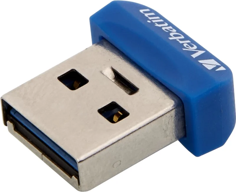 USB флашка Verbatim Nano Store 'N' Stay 32GB USB 3.0 синя