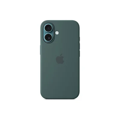 Apple iPhone 16 Silicone Case with MagSafe - Lake Green (Seasonal)
