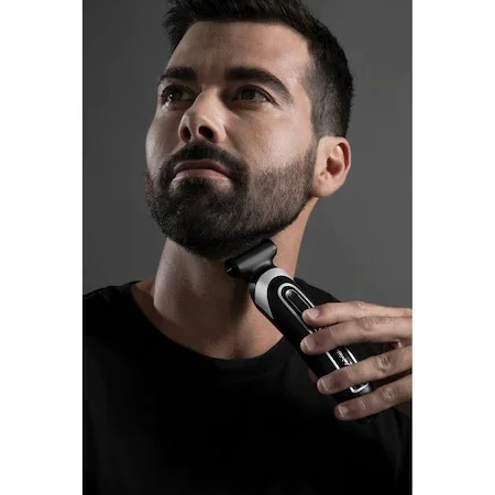 Rowenta TN9140F4, Multistyler Trim & Style Easy, hair + beard + body + ear & nose, cordless, wet & dry, minimum cutting length 0.5mm, hair blade 42mm, 6 fix hair combs, hair cutting lengths 3, 6, 9, 12, mm, beard blade 32mm, 3 fix beard combs, 3 day bear