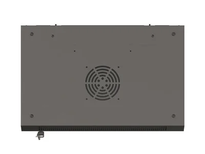 Lanberg rack cabinet 19" wall-mount 4U/540x350 (flat pack) with glass door black