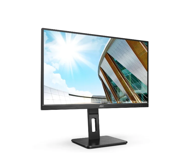 AOC 24P2QM, 23.8" VA WLED, 1920x1080@75Hz, 4ms GtG, 300cd m/2, 3000:1, 50M:1 DCR, Adaptive Sync, Low Blue Light, FlickerFree, 2Wx2, Tilt, Height Adjust, Pivot, Swivel, D-SUB, DVI, HDMI, DP, USB hub
