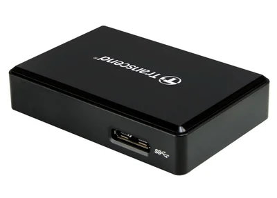 Четец за карти Transcend All-in-1 UHS-II, USB 3.1 Gen 1, черен