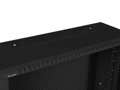 Lanberg rack cabinet 19" wall-mount 6U+3u/540x200 low-profile black (assembled)