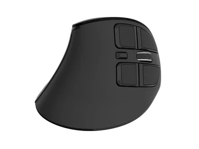 Безжична вертикална мишка Natec Euphonie Pro, 4000 DPI, Bluetooth 5.0, тиха, програмируема, черна