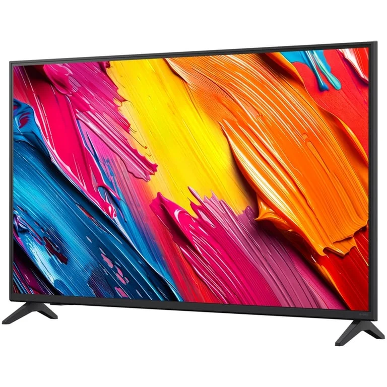 LG 43QNED70A6A, 43" 4K QNED HDR Smart TV, 3840x2160, DVB-T2/C/S2, Alpha 7 AI Processor, HDR10 / HLG, webOS 25 ThinQ, VRR / ALLM / HGiG, 4K Upscaling, WiFi 5, Voice ID, Bluetooth 5.0, AirPlay 2, LAN, CI, HDMI, SPDIF, Google Cast, 2 pole Stand