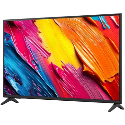 LG 43QNED70A6A, 43" 4K QNED HDR Smart TV, 3840x2160, DVB-T2/C/S2, Alpha 7 AI Processor, HDR10 / HLG, webOS 25 ThinQ, VRR / ALLM / HGiG, 4K Upscaling, WiFi 5, Voice ID, Bluetooth 5.0, AirPlay 2, LAN, CI, HDMI, SPDIF, Google Cast, 2 pole Stand