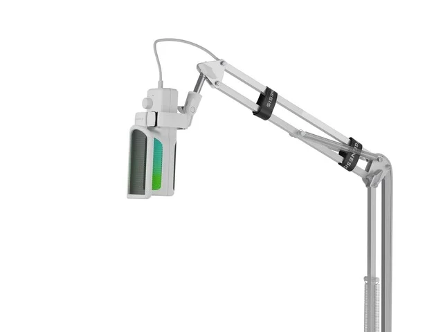 Микрофон Genesis Radium 251 USB с рамо, бял