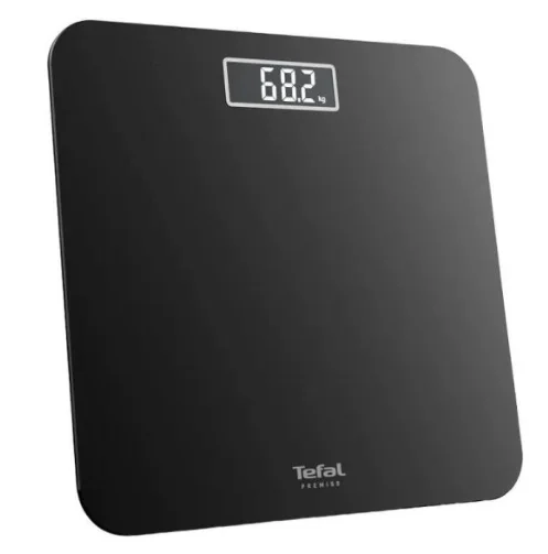 Електронен кантар Tefal PP1800V0 Premiss 3, закалено стъкло, 160 kg, черен