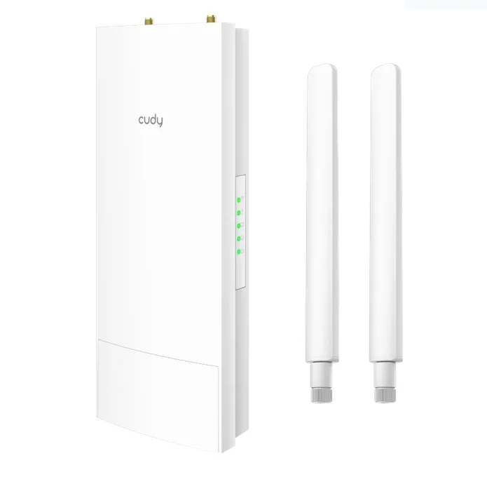 Cudy AP1200 Outdoor WiFi Outdoor Access Point AC1200 867Mbps at 5GHz + 300Mbps at 2.4GHz, 1 x 100Mbps RJ45, 24V passive PoE, IP65 Waterproof, lightning protection, passive PoE adapter included