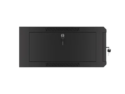 Lanberg rack cabinet 19" wall-mounted 4U 600 fast assembly (flat pack) black