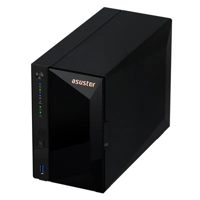 Мрежови сторидж ASUSTOR AS3302T_V2 2-Bay, Realtek RTD1619B, 2GB DDR4, 2.5GbE, USB 3.2 Gen1