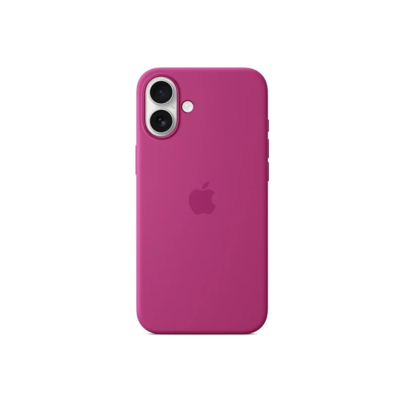 Apple iPhone 16 Plus Silicone Case with MagSafe - Fuchsia (Seasonal)