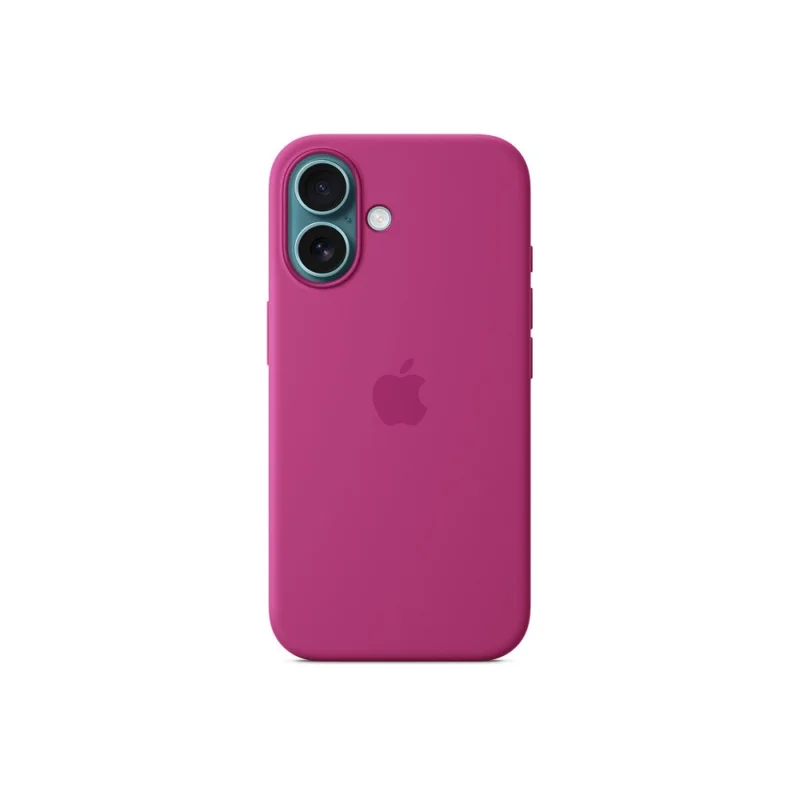 Apple iPhone 16 Silicone Case with MagSafe - Fuchsia (Seasonal)