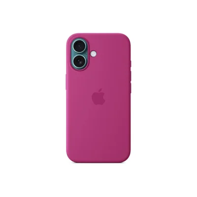Apple iPhone 16 Silicone Case with MagSafe - Fuchsia (Seasonal)