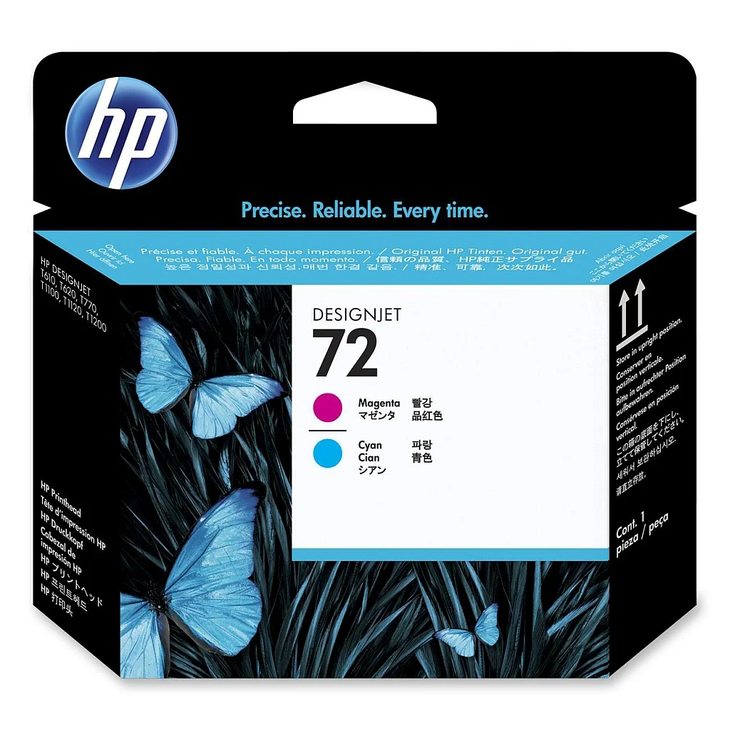 Печатаща глава HP 72 C9383A за плотери DesignJet, Cyan/Magenta