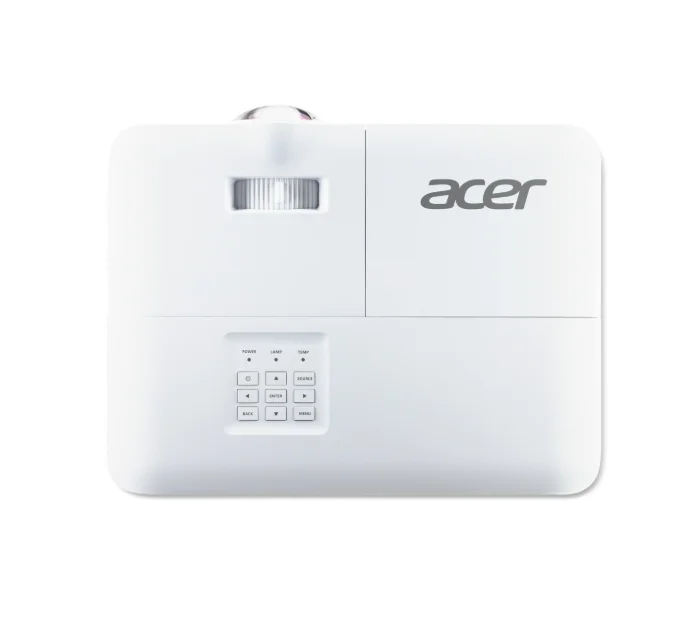 Acer Projector S1387n, DLP, Short Throw 0.5, WXGA (1280x800), 4000 ANSI Lumens, 20 000:1, 1x, HDMI 1.4x2, DC Out (5V/1A, USB-A), Component Video (D-sub), RCA, RJ45, RS232, Audio in/out, Speaker 16W, 3.1 kg, 3Y, White
