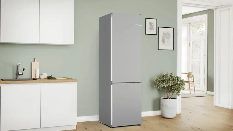 Bosch KGN392LDF SER4, FS fridge-freezer, Total No Frost, D,  203/60/66.5cm, 363l(260+103), 35dB, VitaFresh XXL , Stainless steel look
