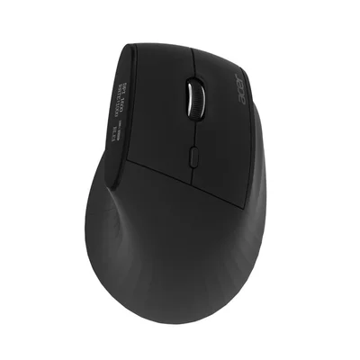 Acer Smart Fit Wireless Mouse, RF 2.4 GHz dongle, Bluetooth 5.0, Wired , 10 Buttons, DPI 8000, 90g , Black with RGB strip