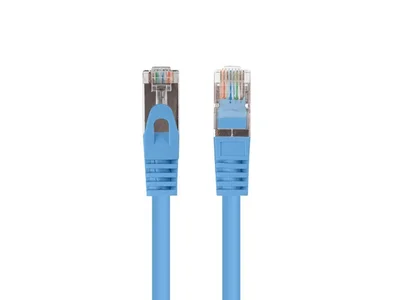 Lanberg patch cord CAT.6 FTP 0.25m fluke passed (10-pack), blue