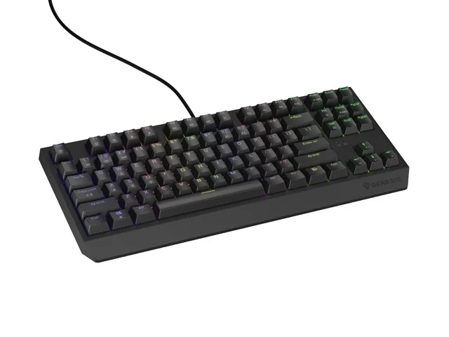 Геймърска клавиатура Genesis Thor 230 TKL RGB Outemu Brown Hot Swap, Черна