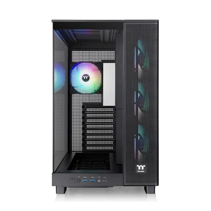 Кутия за компютър Thermaltake View 380 XL TG ARGB Middle Tower, черен