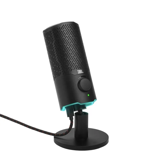 JBL QUANTUM Stream - Dual pattern premium USB microphone for streaming, recording and gaming