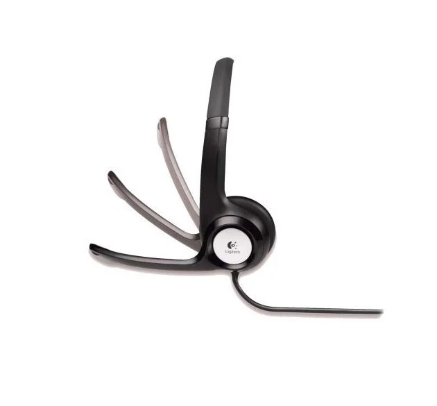 LOGITECH H390 Corded Headset - BLACK - USB