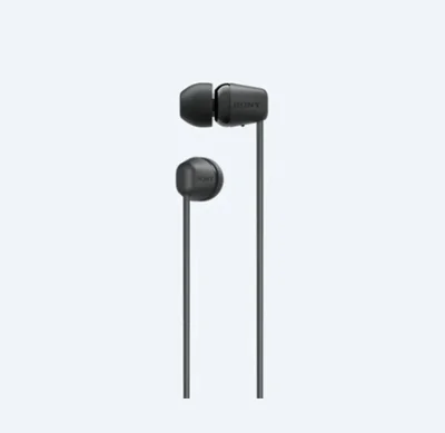 Слушалки Sony WI-C100 In-ear, Bluetooth, черни