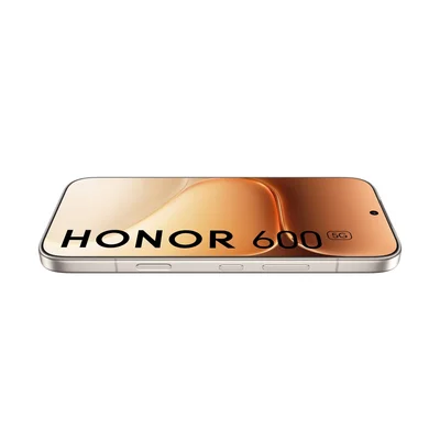 Смартфон HONOR Honor 600 512GB 6.57" AMOLED 120Hz, Snapdragon 7 Gen 4, 8GB RAM, 200+12MP/50MP, 6400mAh, Android 16, Golden White
