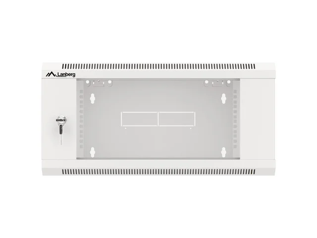 Lanberg rack cabinet 19" wall-mounted 4U 600 fast assembly (flat pack) grey
