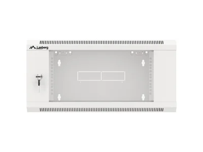 Lanberg rack cabinet 19" wall-mounted 4U 600 fast assembly (flat pack) grey