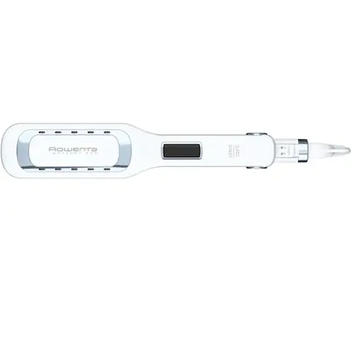 Преса за коса Rowenta SF5010F0 Wet & Dry Pro, Nano Ceramic, йонизираща функция, широки плочи, LCD дисплей, бяла