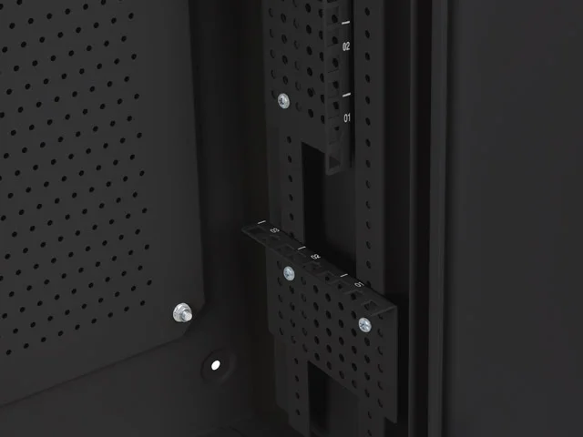 Lanberg rack cabinet 19" wall-mount 6U+3u/540x200 low-profile black (assembled)