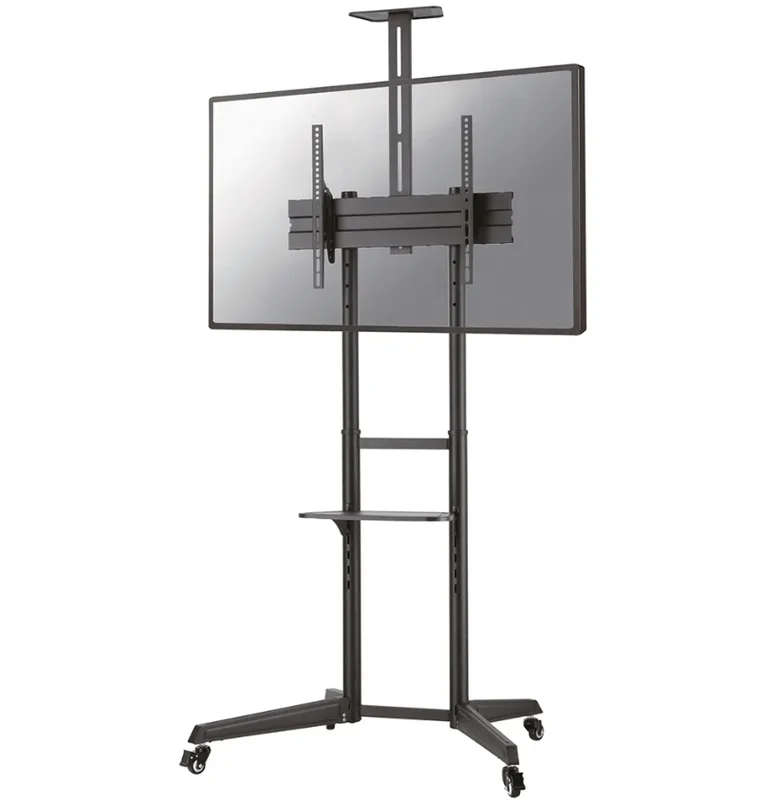 Neomounts Mobile Floor Stand incl. AV- and cam shelf (height adjustable: 128.5-145 cm)