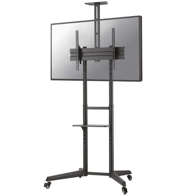 Neomounts Mobile Floor Stand incl. AV- and cam shelf (height adjustable: 128.5-145 cm)