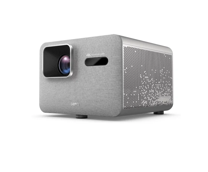 BenQ TK705STi Home Entertainment Projector, 4K UHD (3840x2160), 3000 ANSI lumens, 0.8 Throw Ratio, Auto Vertical Keystone, CinematicColor, Bluetooth 5.2, HDMI x2, USB-A, USB-C (PD 30W), 2x8W Speaker, OS Google TV, SmartRemote App, 3.8kg, Silver