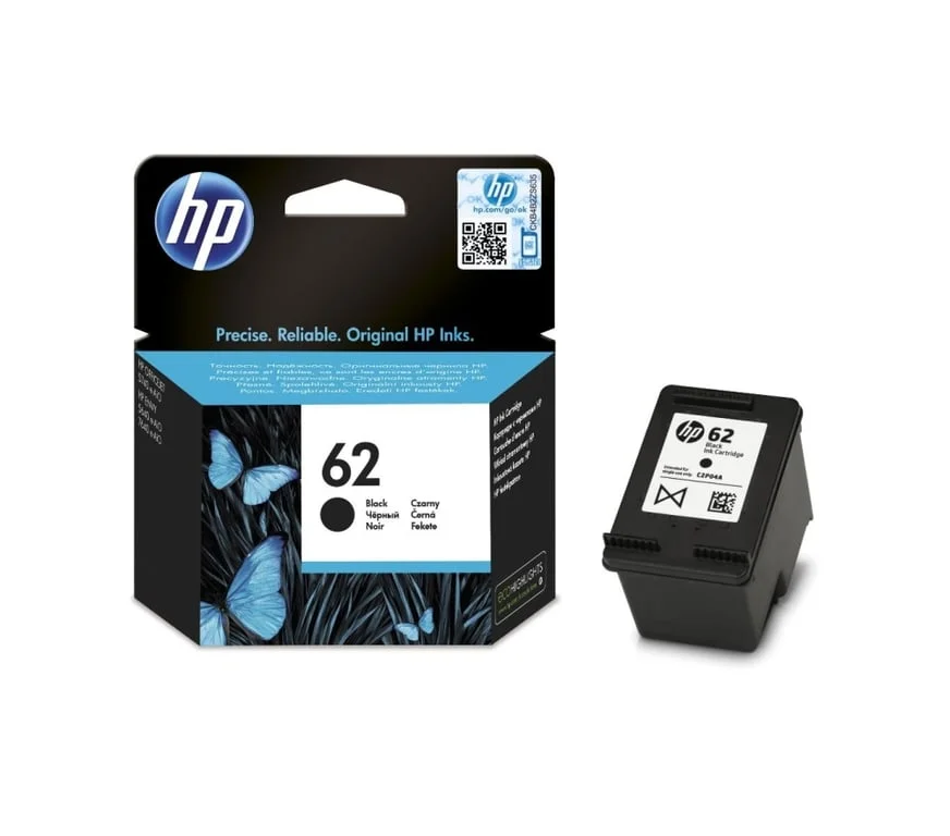 Мастило HP 62 Black оригинално