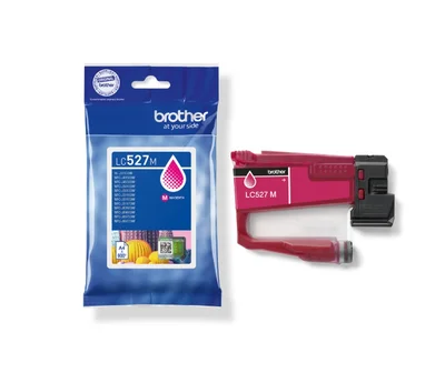 Brother LC527M Magenta Ink Cartridge for MFCJ5010DW/MFCJ5110DW - 900 page yield