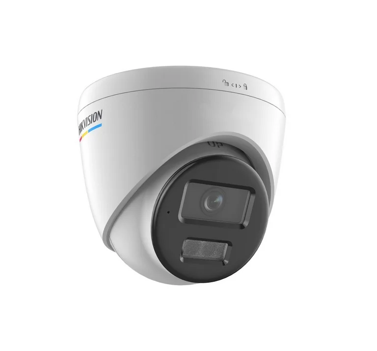 HikVision 2 MP ColorVu Fixed Turret Network Camera with Smart Hybrid Light, 2.8 mm/F1.0, IR LED up to 30m, DWDR, 3D DNR, H.265+, IP67, Built-in microphone, 12Vdc/PoE 6.5W