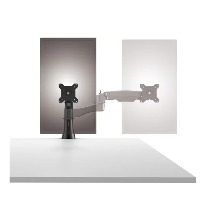 BenQ Arm, Monitor Arm for desk mount AS10, Compatible with 21.5/ 24 / 27” monitors, for ALL GL/GW/BL/PD/EW/SW models with VESA mounting possibility 100mm or 75mm, from 2.5 kg to 8 kg, 315mm height adjustment